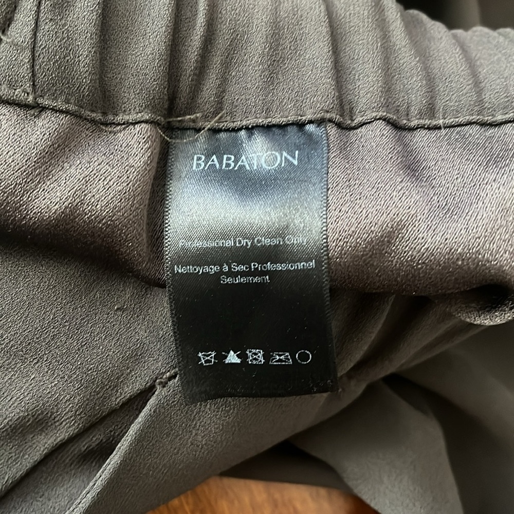 ARITZIA BABATON DEXTER PULL ON TUXEDO OLIVE PANT SIZE M - Picture 10 of 11